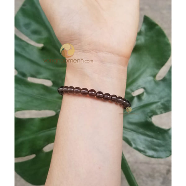 Vòng Tay Thạch Anh Khói 6 ly - Vòng phong thủy
