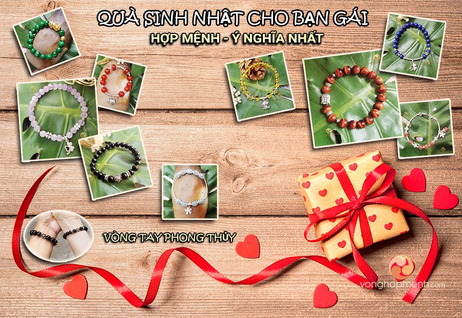 Quà sinh nhật cho bạn gái hợp mệnh ý nghĩa nhất