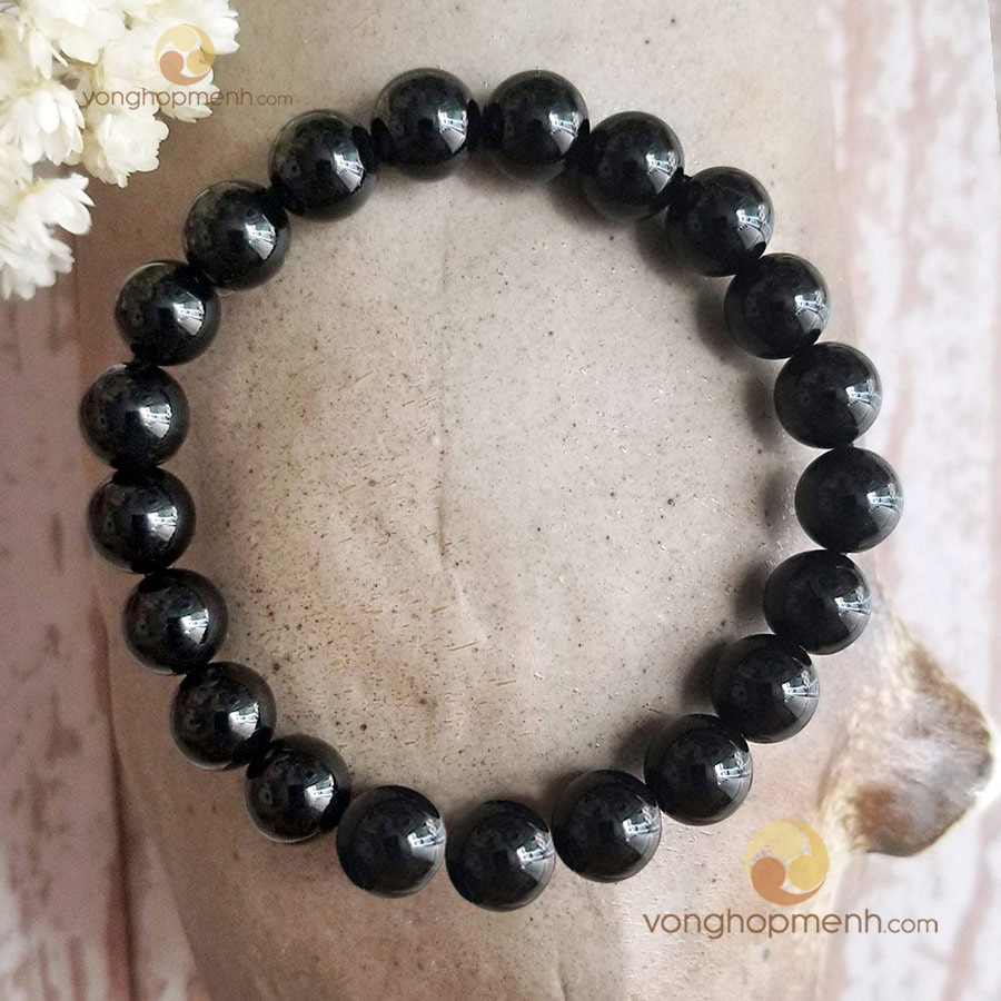 vong-tay-da-ma-nao-den-8-ly-1 Vòng Tay Đá Mã Não Đen 8 ly - vòng tay phong thủy