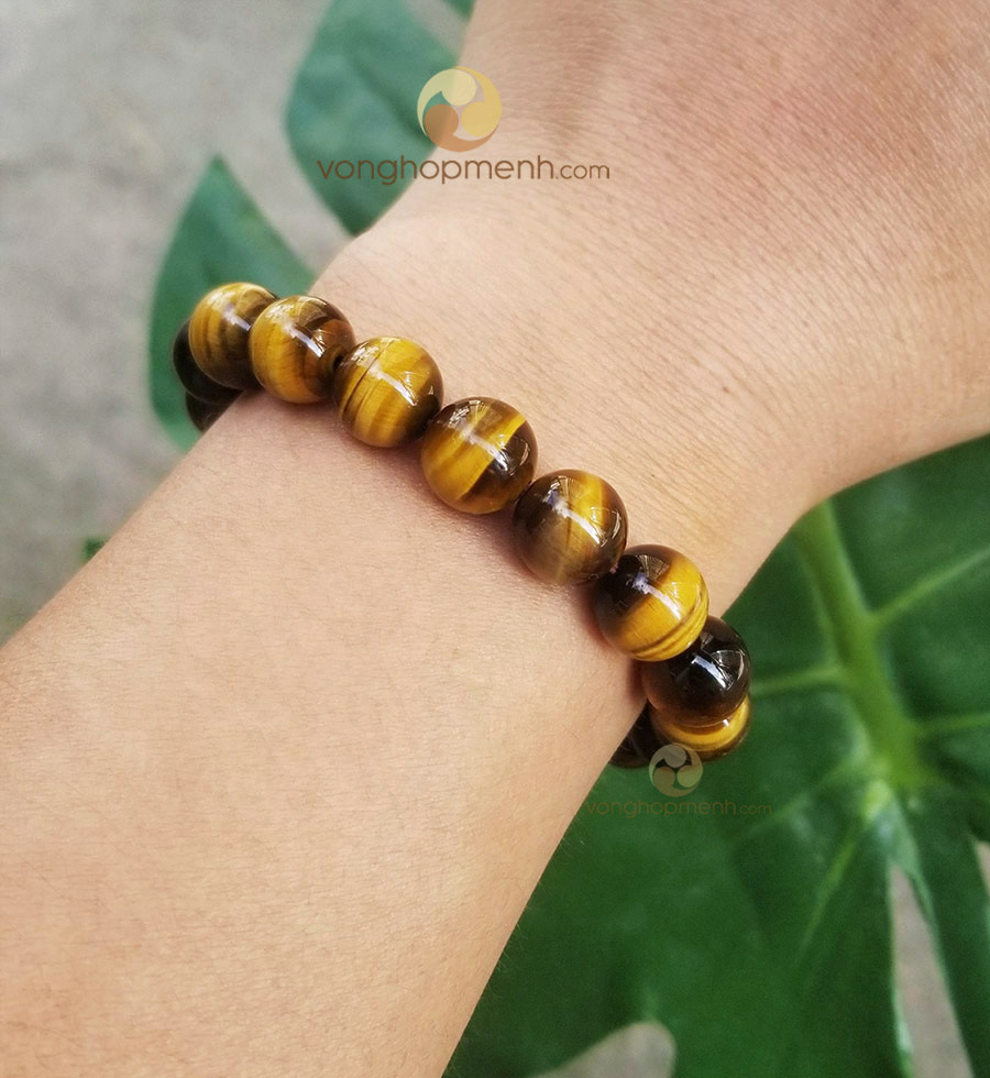 vong-tay-da-mat-ho-nau-vang-10-ly-2 Vòng Đá Mắt Hổ Nâu Vàng 10 ly cho nam - vòng phong thủy