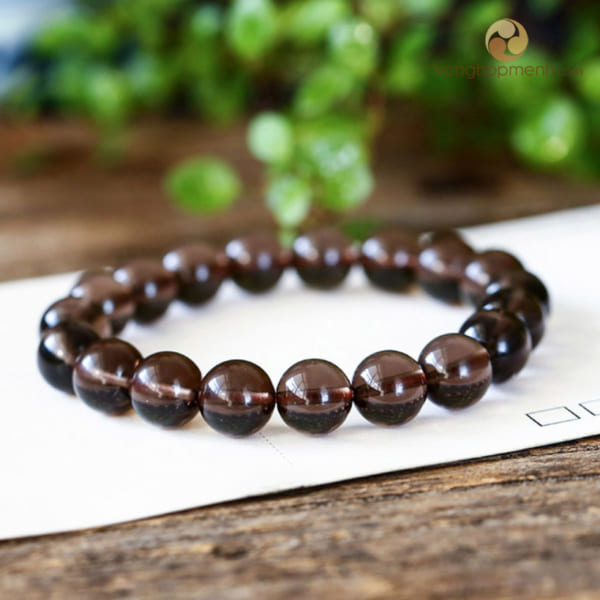 Vòng Đá Thạch Anh Khói 10 ly - vòng tay phong thủy